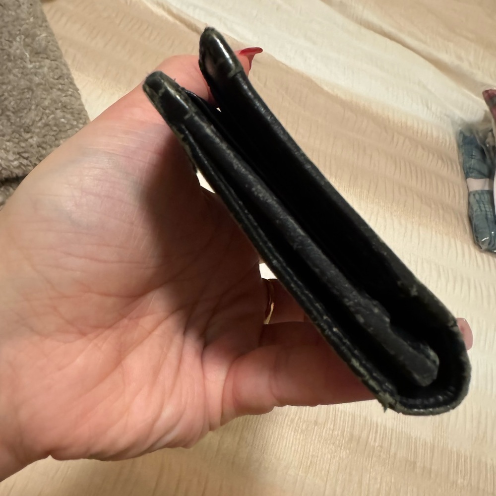 Burberry Beige and Black Check Wallet - Picture 4 of 5